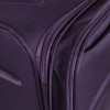 Голям куфар ENZO NORI модел SUNNY 77 см текстил лилав