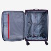 Куфар ENZO NORI модел SUNNY 66 см с пътна чанта текстил лилав