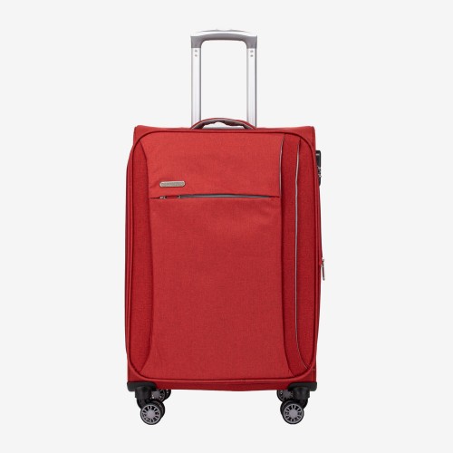 Комплект куфари ENZO NORI модел SOFT текстил червен