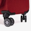 Куфар за ръчен багаж ENZO NORI модел SOFT 55 см текстил червен
