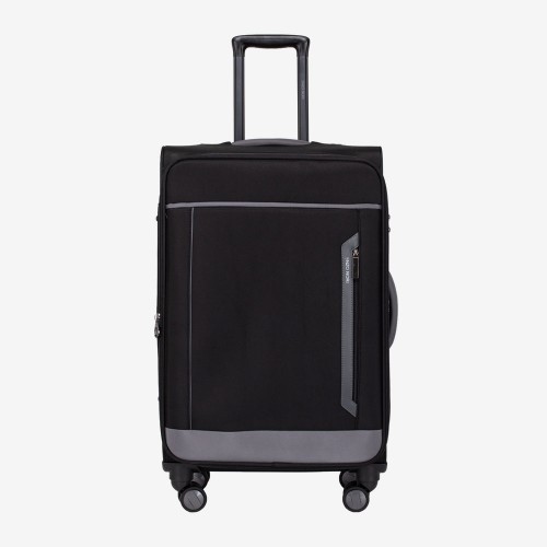 Куфар ENZO NORI модел VENICE 70 см текстил черен