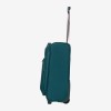 Мек куфар за ръчен багаж от текстил ENZO NORI зелен