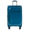 Голям куфар от висококачествен текстил с разширение ENZO NORI модел CLOUD 78 см цвят светло син