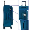 Комплект куфари от висококачествен текстил ENZO NORI модел CLOUD 3 размера цвят светло син