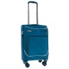 Малък куфар ENZO NORI модел CLOUD 55 см за ръчен багаж текстил светло син