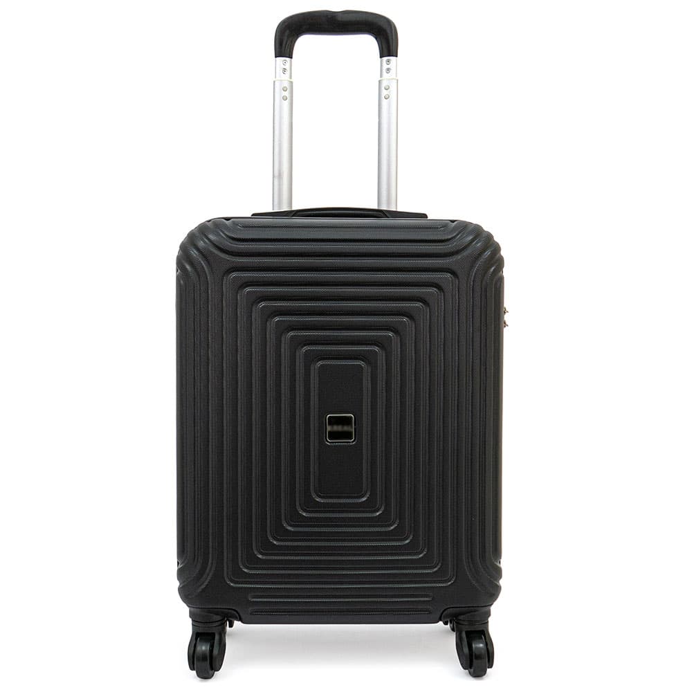 Куфар за ръчен багаж ABS 4 колелца черен