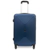 Твърд куфар среден размер от ABS с 4 колелца модел HAVANA 65 см цвят син