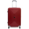 Лек куфар от ABS среден размер с 4 колелца модел HAVANA 65 см цвят бордо