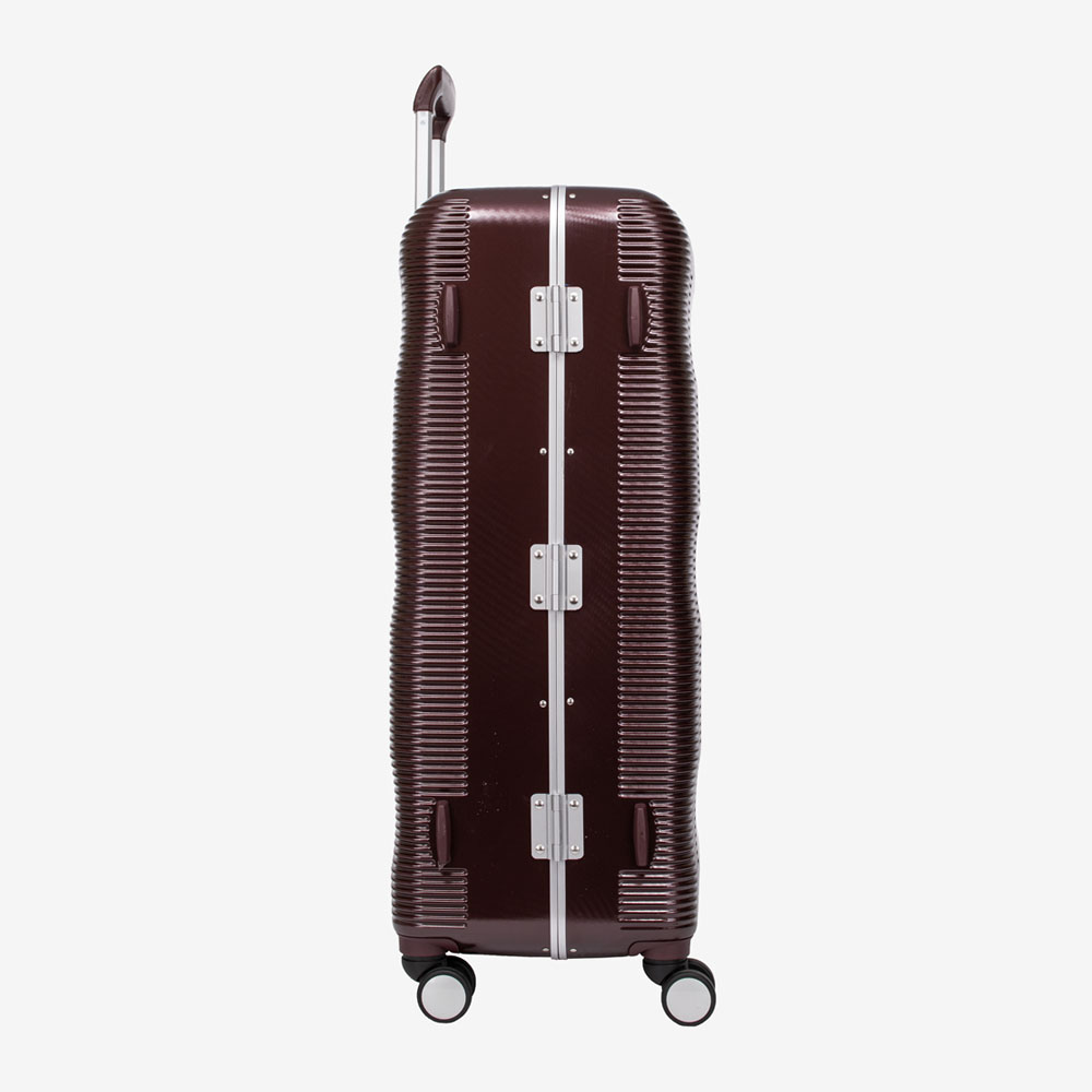 Куфар ENZO NORI модел PARIS 67 см поликарбонат с алуминиева рамка бордо