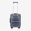 Куфар за ръчен багаж ENZO NORI модел PARIS 53 см поликарбонат с алуминиева рамка светло син