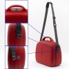 Малък куфар твърд куфар за ръчен багаж козметичен куфар ENZO NORI модел TAFFY цвят червен