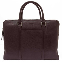 Мъжка бизнес чанта ENZO NORI модел GIADA естествена кожа бордо