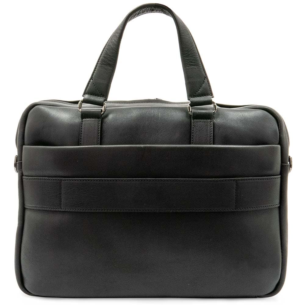 Mъжка бизнес чанта ENZO NORI модел GRECO естествена кожа черен