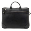 Мъжка бизнес чанта от естествена фина напа кожа с удобно разпределение мъжка чанта ENZO NORI модел CESARE цвят черен