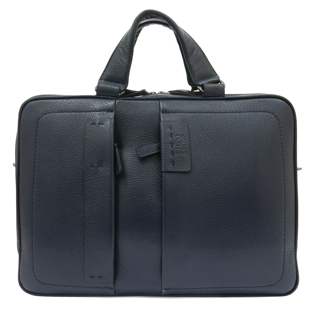 Мъжка бизнес чанта ENZO NORI модел GASPARE естествена кожа черен