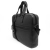 Мъжка бизнес чанта ENZO NORI модел RAUL естествена кожа черен