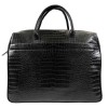 Мъжка бизнес чанта ENZO NORI модел KAPA естествена кожа черен принт
