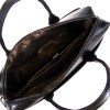 Мъжка бизнес чанта ENZO NORI модел KAPA естествена кожа черен принт