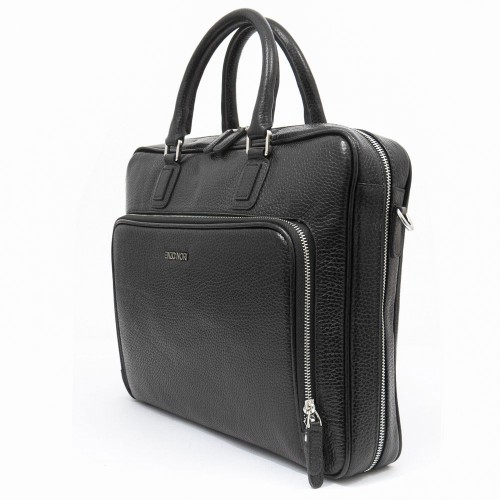 Мъжка бизнес чанта ENZO NORI модел COLORADO естествена кожа черен