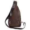 Мъжка чанта през рамо ENZO NORI модел ESATTO естествена кожа кафяв