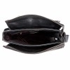 Мъжка чанта през рамо ENZO NORI модел SAVIO естествена кожа черен