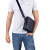 Мъжка чанта през рамо ENZO NORI модел LUKE естествена кожа тъмно син