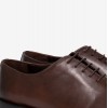 Мъжки официални обувки модел MATT естествена кожа кафяв