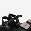 Дамски сандали модел POPY естествена кожа черен