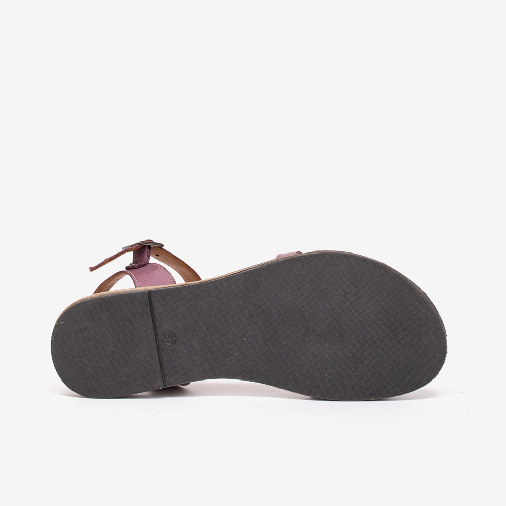 Дамски сандали модел PAIGE естествена кожа лилав