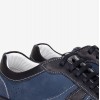 Мъжки обувки модел NERO естествена кожа син