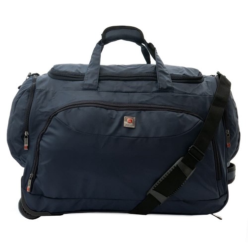 Пътна чанта с колелца ENZO NORI модел HEFTY текстил син