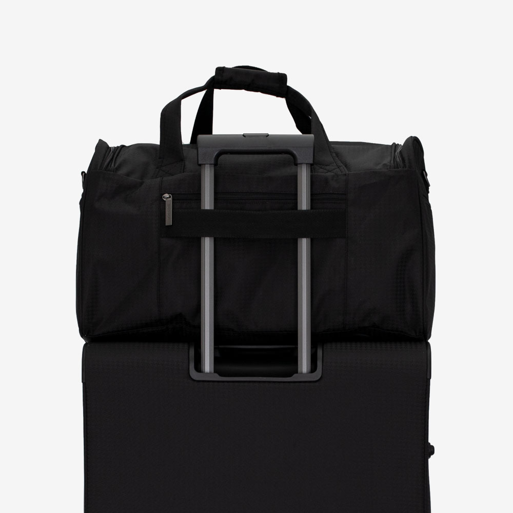 Комплект куфари с 3 чанти ENZO NORI модел MALIBU текстил черен