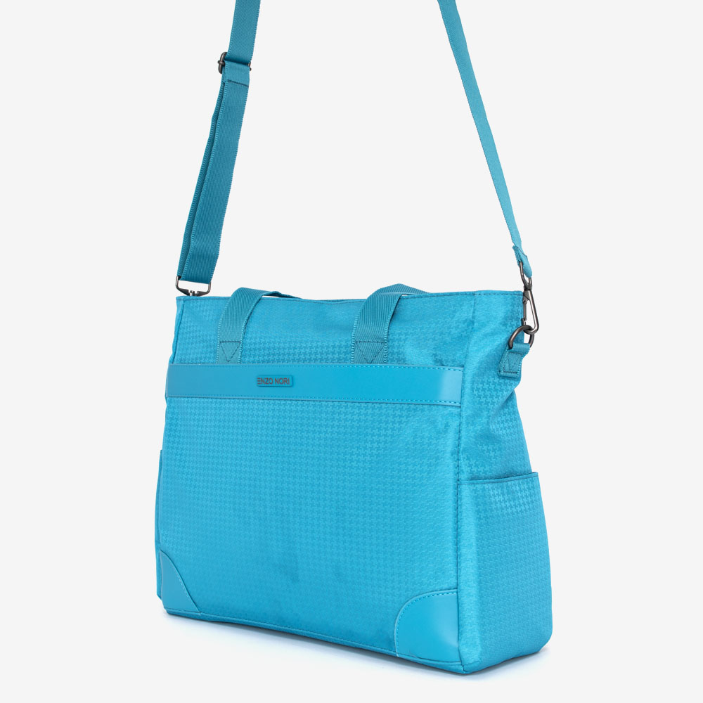 Пътна чанта ENZO NORI модел MALIBU текстил светло син
