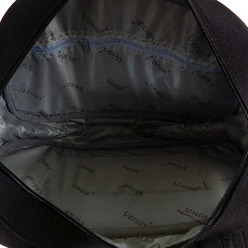 Пътна чанта за ръчен багаж от висококачествен текстил VENUS-M цвят черен