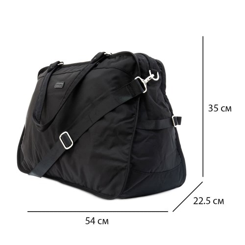 Сак пътна чанта ENZO NORI модел FIVE текстил черен