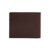 Мъжки портфейл ENZO NORI модел OLIVER естествена кожа тъмно кафяв