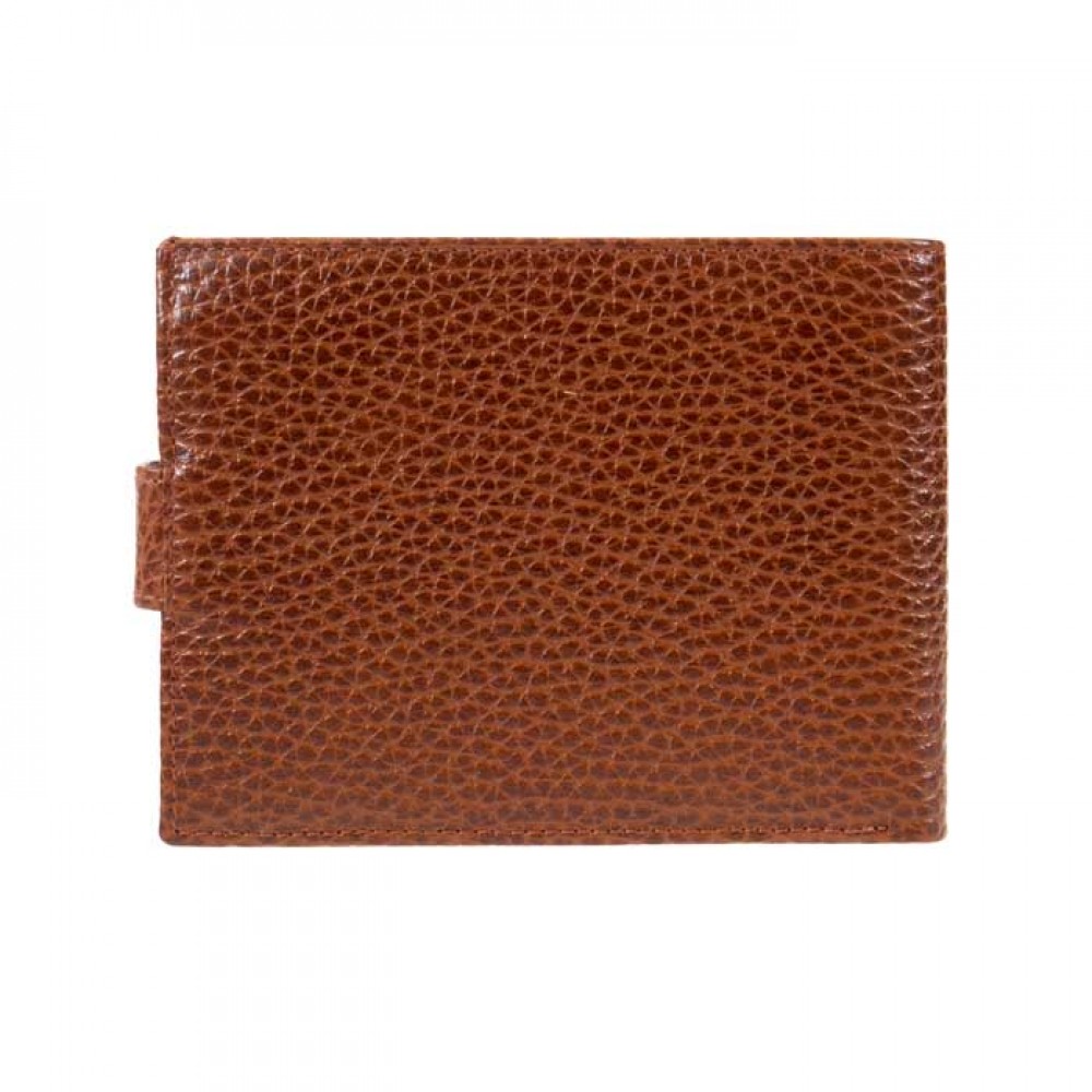 Мъжки портфейл ENZO NORI модел HUGO естествена кожа светло кафяв