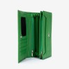 Дамско портмоне ENZO NORI модел CLASSIQUE естествена кожа светло зелен