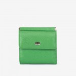 Малко дамско портмоне ENZO NORI модел MINI естествена кожа зелен