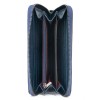 Дамско портмоне ENZO NORI модел GAIA естествена кожа тъмно син кроко
