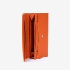 Дамско портмоне ENZO NORI модел VERA естествена кожа оранжев