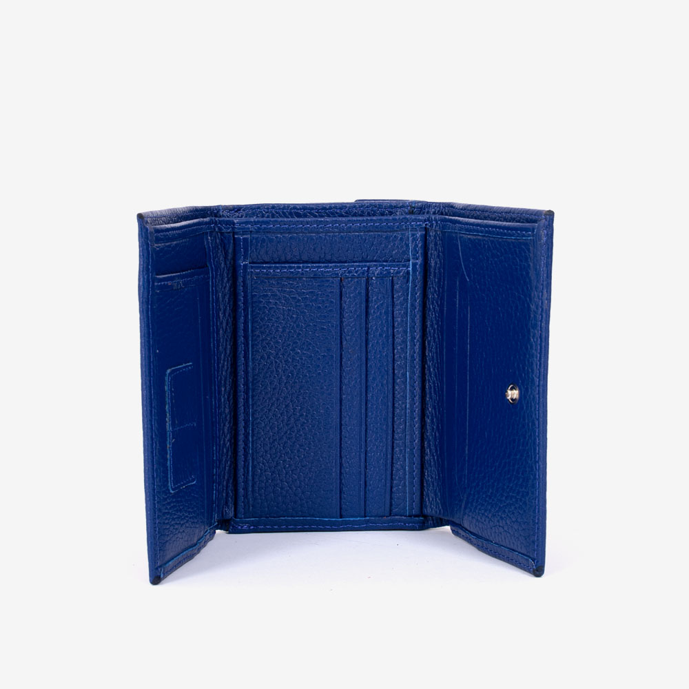 Дамско портмоне ENZO NORI модел CANDY естествена кожа син