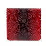 Малко дамско портмоне ENZO NORI модел MOTIF естествена кожа червен принт