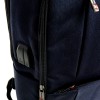 Раница за пътуване раница за училище с мек гръб и презрамки ENZO NORI цвят син модел CROSS