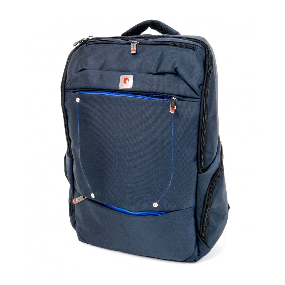 Ученическа раница раница за лаптоп спортна раница от полиестер ENZO NORI модел FORT цвят син