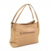 Класическа дамска чанта от висококачествена еко кожа модел PV1298 цвят бежов