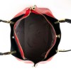 Класическа дамска кожена чанта PAULA VENTI модел SIENNA от висококачествена еко кожа цвят червен