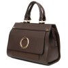 Красива дамска чанта от висококачествена еко кожа модел ELISA цвят кафяв