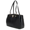 Ежедневна дамска чанта с дълги дръжки от висококачествена еко кожа модел BRIA цвят черен
