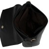 Компактна ежедневна дамска чанта от висококачествена еко кожа модел TERESA цвят черен